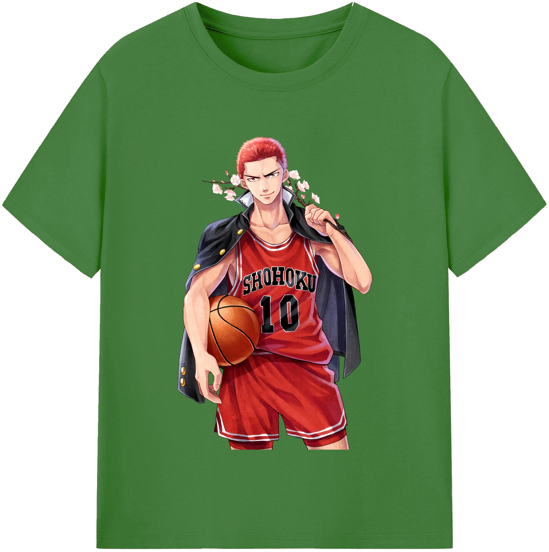 （画像用） SLAM DUNK／スラムダンク レディースカジュアルプリントTシャツ（綿100％）